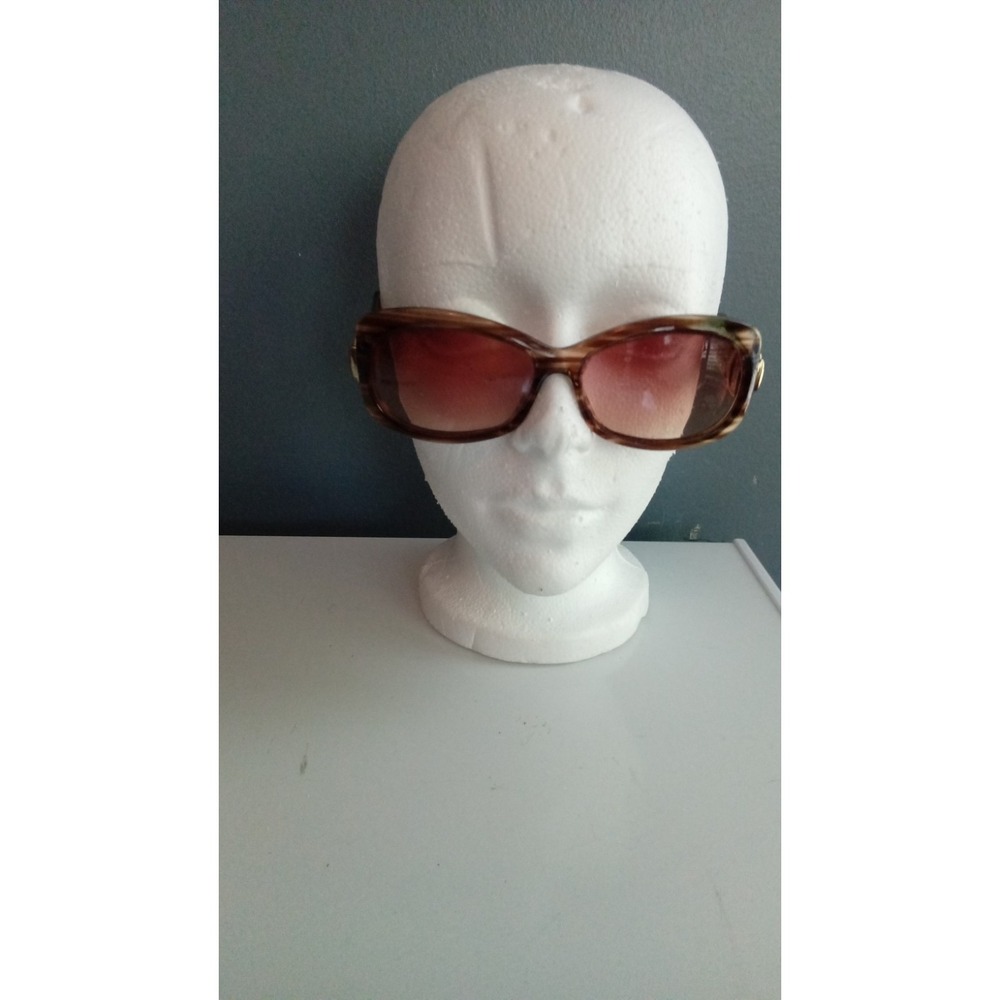 Gucci Sunglasses Brown Oval Frames Designer Eyewear Fashion Shades - Picture 15 of 16